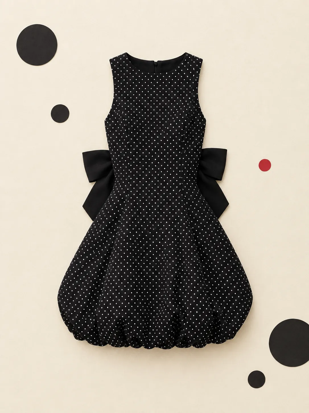 Bow Back Balloon Dress, on its own