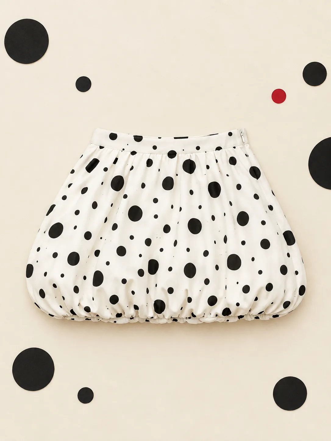 Bubble Hem Skirt, on its own