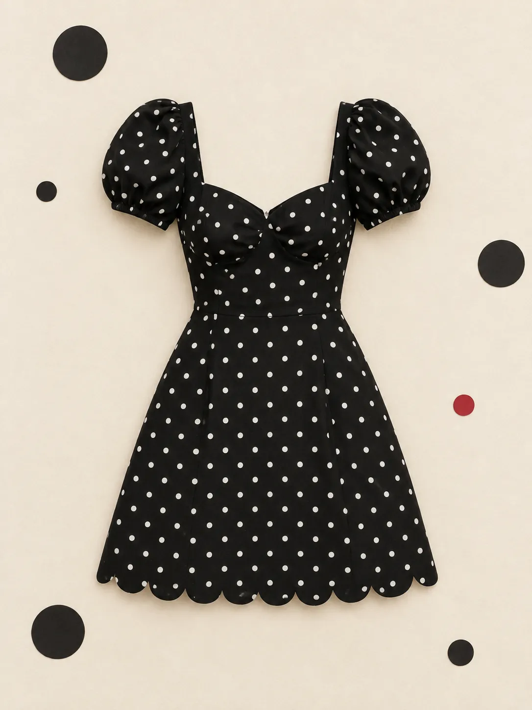 Café Corner Mini Dress, on its own
