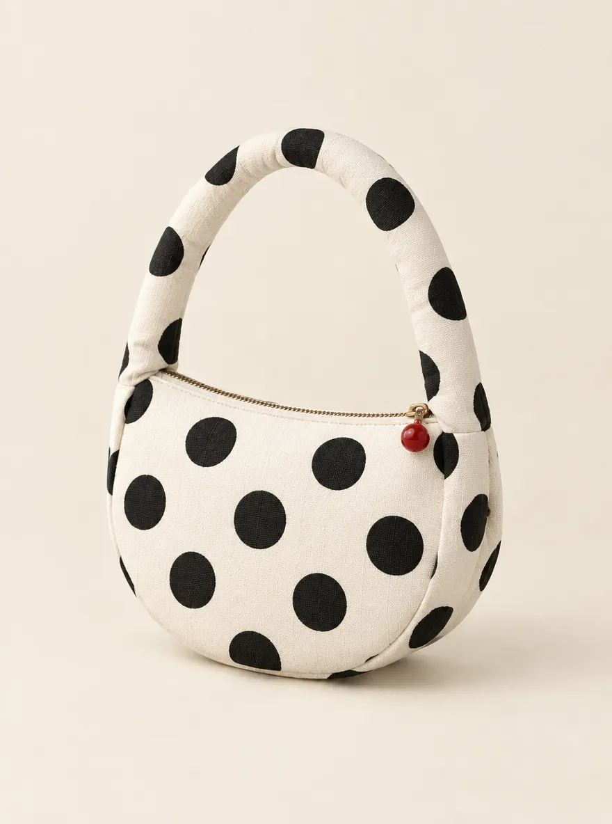 Half Moon Pouch Bag, from the side