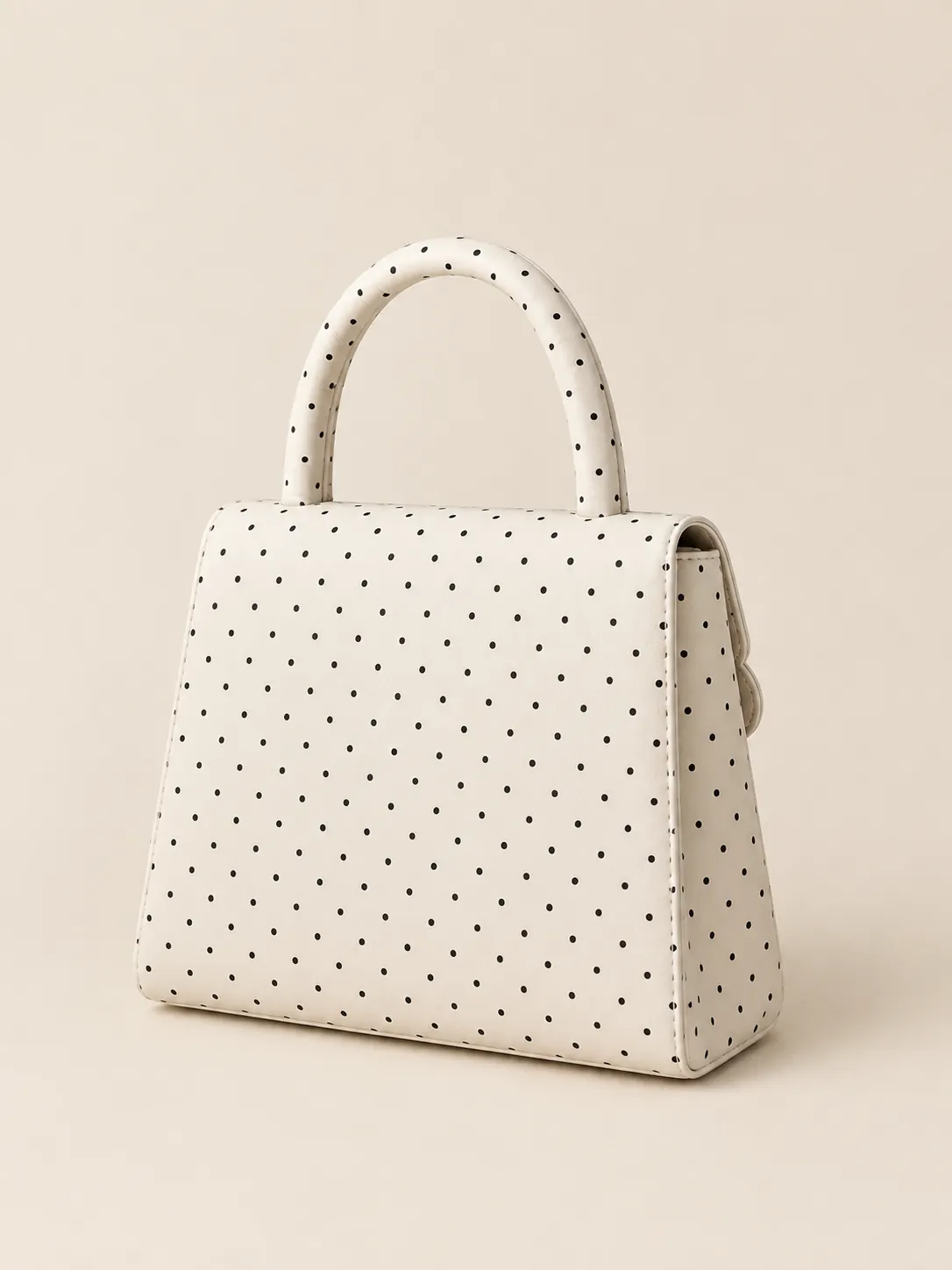 Scallop Flap Bag, from the side