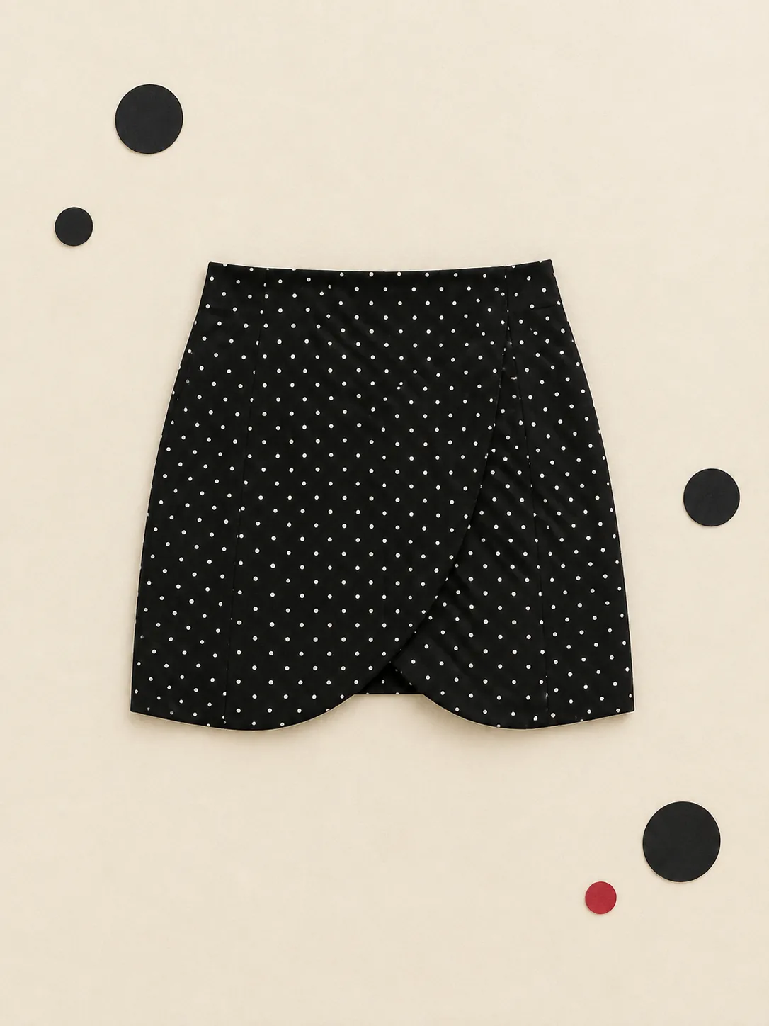 Tulip Overlap Skirt, on its own